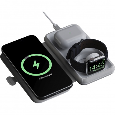 Logo trade advertising products picture of: Xtorm XWF31 15W foldable 3-in-1 wireless travel charger