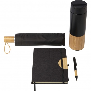Logotrade promotional merchandise picture of: Carmen A5 hard cover notebook and ballpoint pen gift set