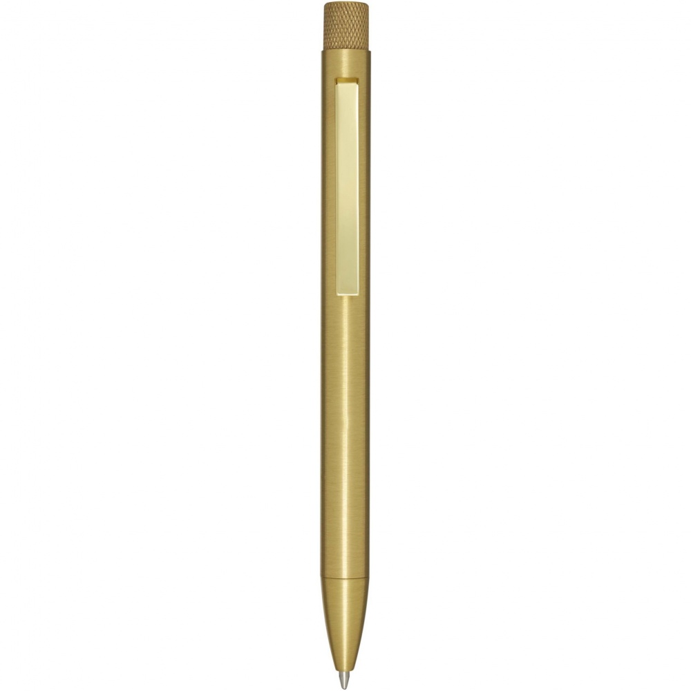 Logo trade promotional items image of: Beatriz recycled brass ballpoint pen