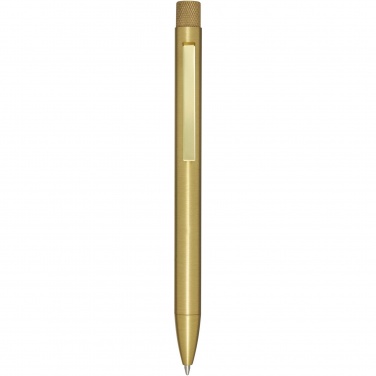 Logo trade promotional merchandise image of: Beatriz recycled brass ballpoint pen
