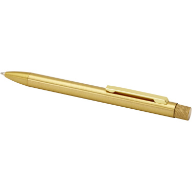 Logo trade promotional items picture of: Beatriz recycled brass ballpoint pen