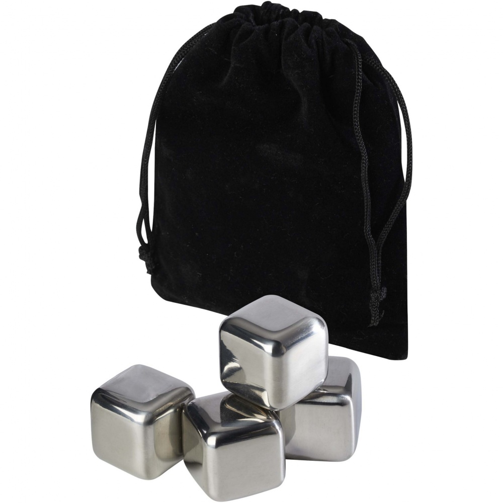 Logo trade promotional gifts image of: Froz stainless steel ice cubes set