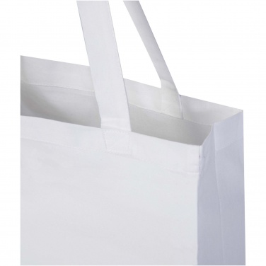 Logotrade promotional merchandise image of: Madras 140 g/m² GRS recycled cotton gusset tote bag