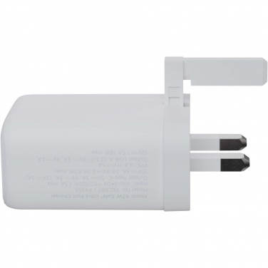 Logotrade business gift image of: Xtorm XEC067G GaN² Ultra 67W wall charger - UK plug