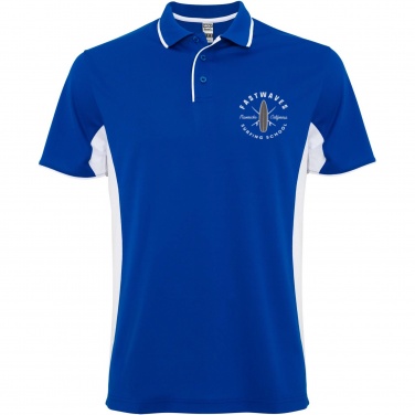 Logo trade promotional merchandise photo of: Montmelo short sleeve unisex sports polo