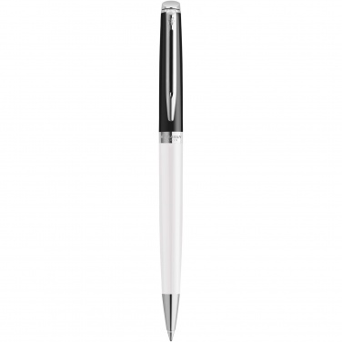 Logotrade promotional merchandise image of: Hemisphere colour blocking ballpoint pen with palladium trim