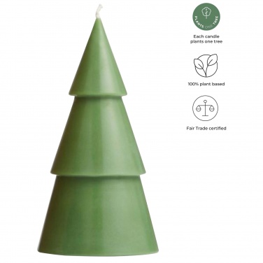 Logo trade business gift photo of: Originalhome Xmas tree candle - L