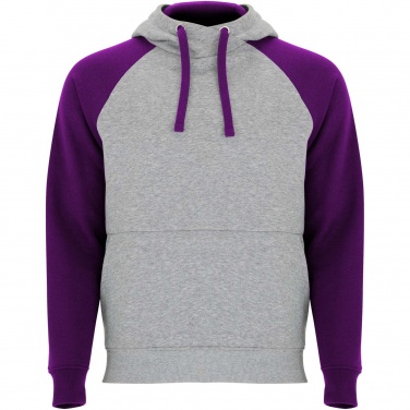 Logo trade promotional merchandise image of: Badet unisex two-tone hoodie