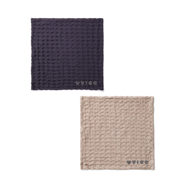 Logo trade corporate gift photo of: VINGA Cromer waffle dish cloth, 2 pcs