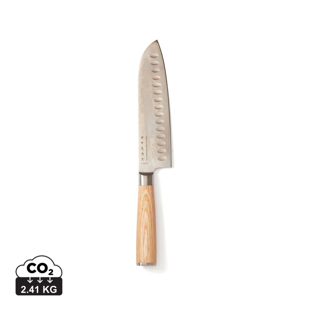 Logotrade promotional giveaway picture of: VINGA Hattasan Damascus Santoku knife