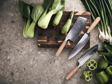 Logotrade promotional item image of: VINGA Hattasan Damascus Santoku knife