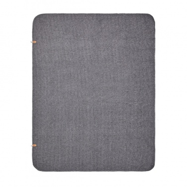 Logo trade business gifts image of: VINGA Bilton recycled blanket