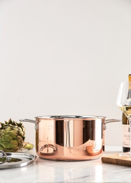 Logotrade promotional giveaway image of: VINGA Baron copper saucepan