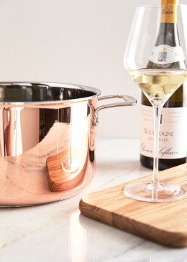 Logotrade advertising products photo of: VINGA Baron copper saucepan