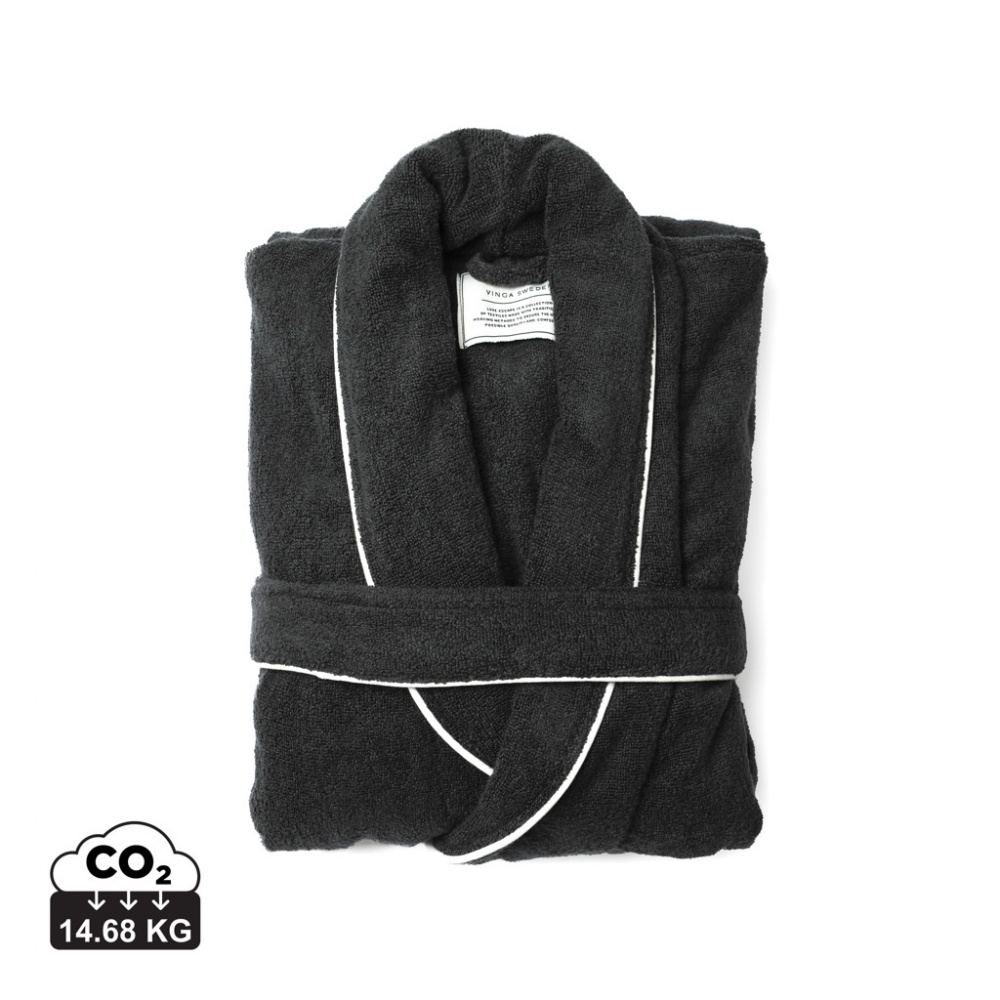 Logotrade advertising products photo of: VINGA Harper bathrobe S/M