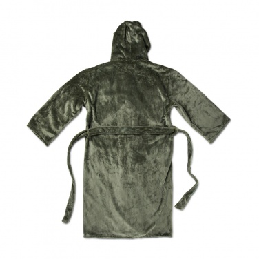 Logo trade promotional products image of: VINGA Louis luxury plush RPET robe size L-XL