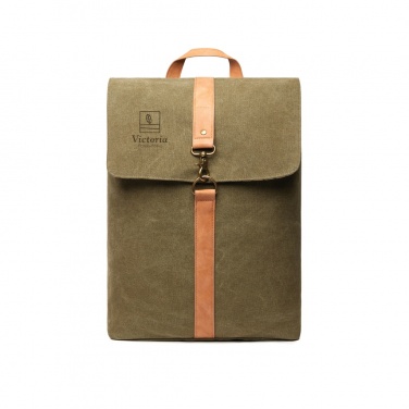 Logo trade promotional giveaway photo of: VINGA Bosler backpack GRS recycled canvas
