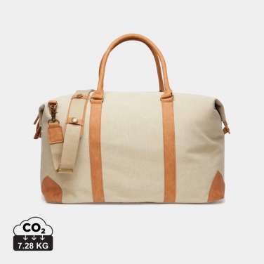 Logo trade advertising product photo of: VINGA Bosler RCS recycled canvas weekend bag