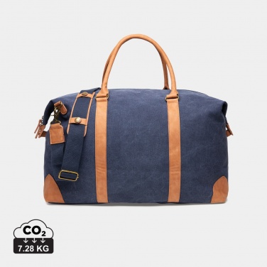 Logo trade advertising product photo of: VINGA Bosler RCS recycled canvas weekend bag