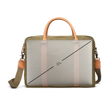 Logo trade promotional products picture of: VINGA Bosler RCS recycled canvas computer bag