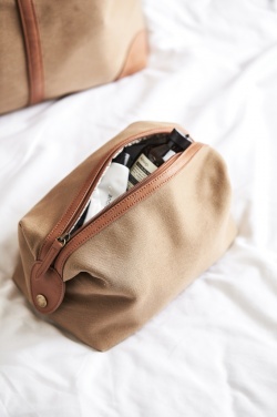 Logo trade promotional products image of: VINGA Sloane toiletry bag RCS recycled polyester