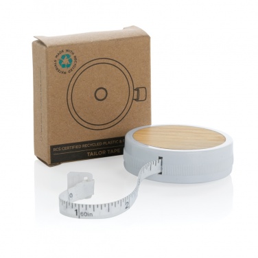 Logotrade promotional gifts photo of: RCS recycled plastic & bamboo tailor tape