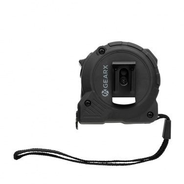 Logo trade corporate gifts image of: Gear X 5M measuring Tape with slow/fast retract function