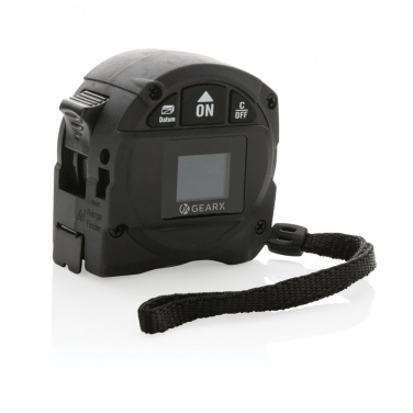 Logo trade promotional gifts picture of: Gear X measuring 5M tape with 30M laser