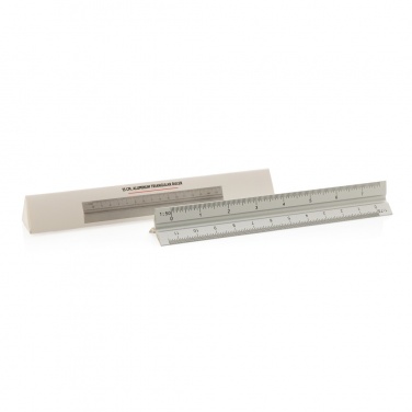 Logotrade promotional item picture of: 15cm. Aluminum triangular ruler