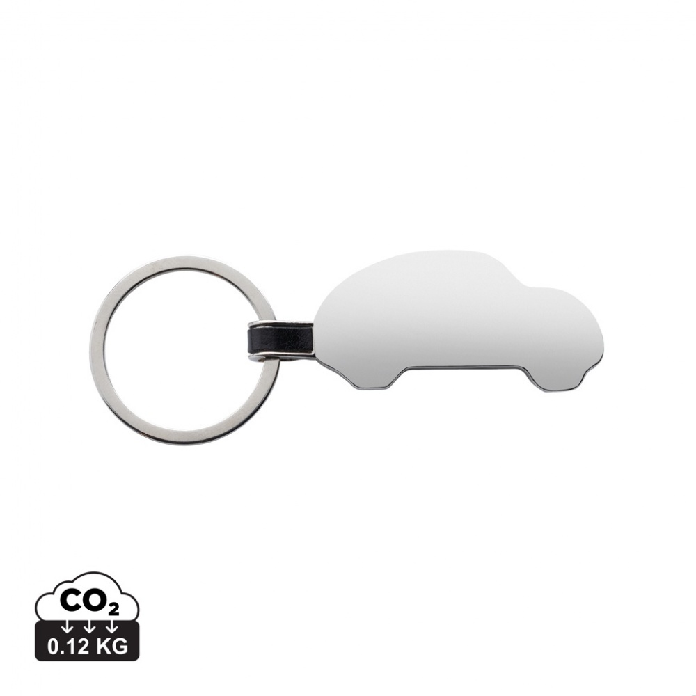 Logotrade promotional items photo of: RCS recycled zinc alloy car keyring