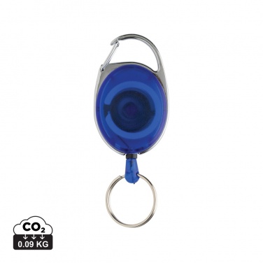 Logotrade promotional gift image of: RCS recycled ABS roller clip keychain