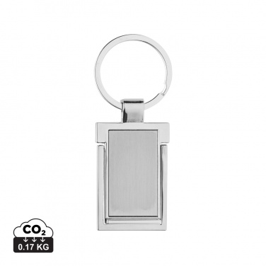 Logotrade promotional product picture of: RSC recycled zinc alloy phone stand keychain