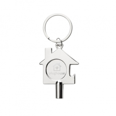 Logotrade promotional product image of: RCS recycled zinc alloy 3 in 1 keychain