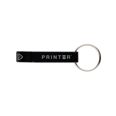 Logo trade promotional items picture of: RCS recycled aluminum bottle and can opener