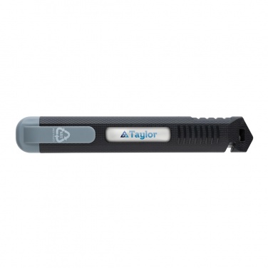 Logo trade promotional merchandise image of: Refillable RCS recycled plastic snap-off knife