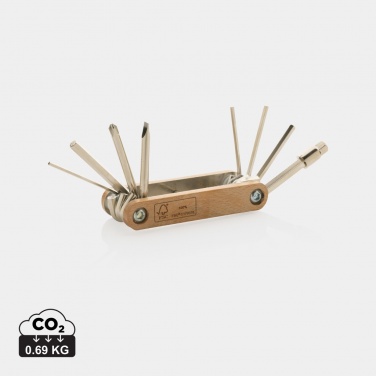 Logo trade advertising products image of: Wooden hex tool
