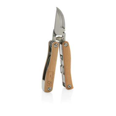 Logo trade promotional items image of: Wooden garden multi-tool