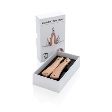 Logo trade corporate gifts image of: Wood multitool