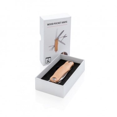 Logotrade corporate gift image of: Wood pocket knife