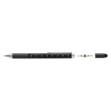 Logotrade promotional item image of: 5-in-1 aluminium toolpen