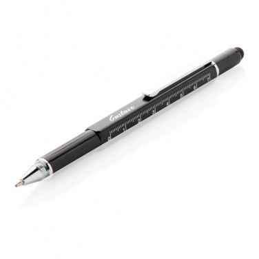 Logotrade promotional gift picture of: 5-in-1 aluminium toolpen