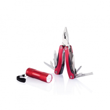 Logo trade promotional giveaway photo of: Multitool and torch set