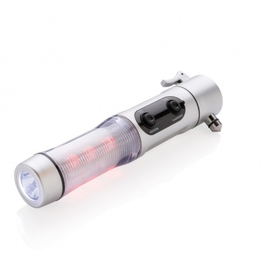 Logo trade promotional giveaway photo of: Emergency light with hammer