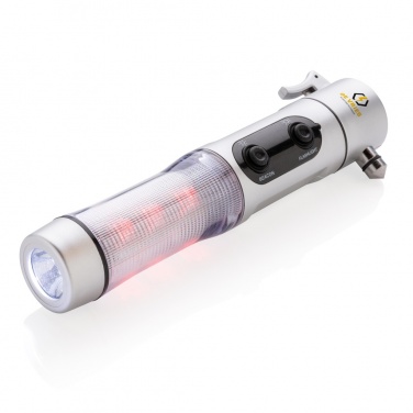 Logo trade promotional gifts picture of: Emergency light with hammer