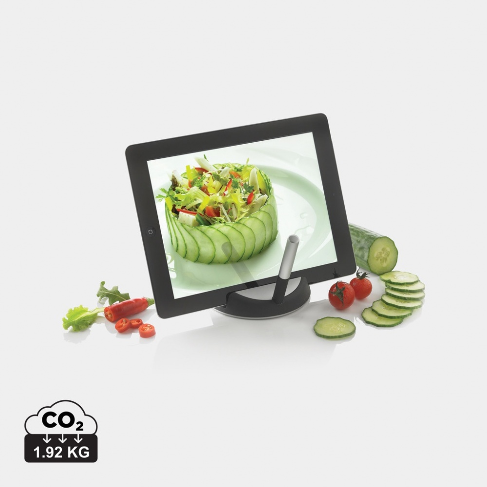 Logo trade corporate gifts image of: Chef tablet stand with touchpen