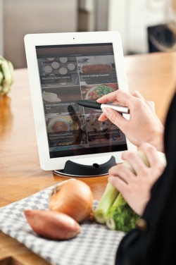 Logotrade promotional item picture of: Chef tablet stand with touchpen