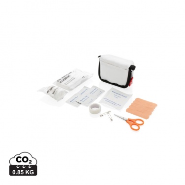 Logo trade promotional items image of: First aid set in pouch
