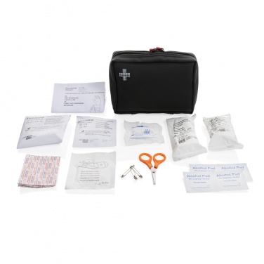 Logotrade advertising product image of: RCS recycled nubuck PU pouch  first aid set