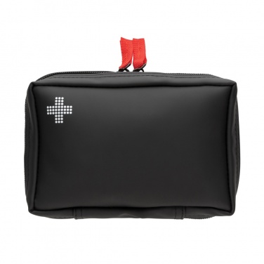 Logotrade promotional merchandise image of: RCS recycled nubuck PU pouch  first aid set