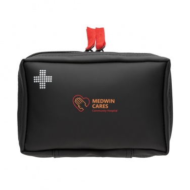 Logotrade advertising product image of: RCS recycled nubuck PU pouch  first aid set